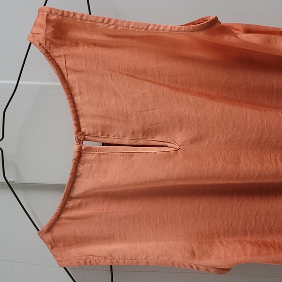 Ricki's women's sleevless orange dress shirt - Picture 6 of 8